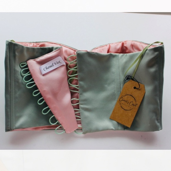 Handmade cropped cupped corset medium - Picture 5 of 6